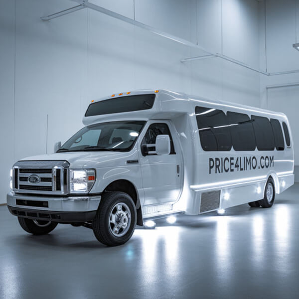 22 Passenger Party Bus exterior