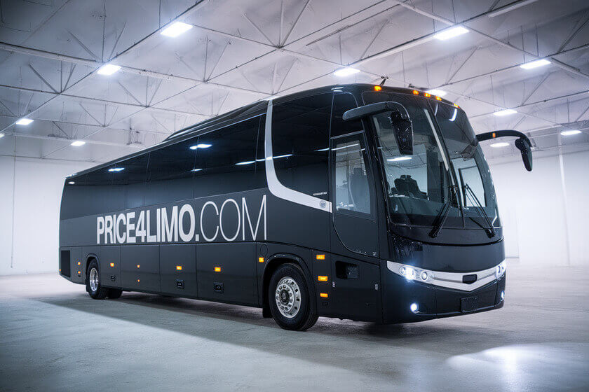 50 Passenger Party Bus exterior