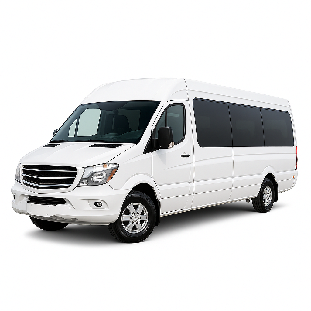 12 Passenger Party Bus exterior