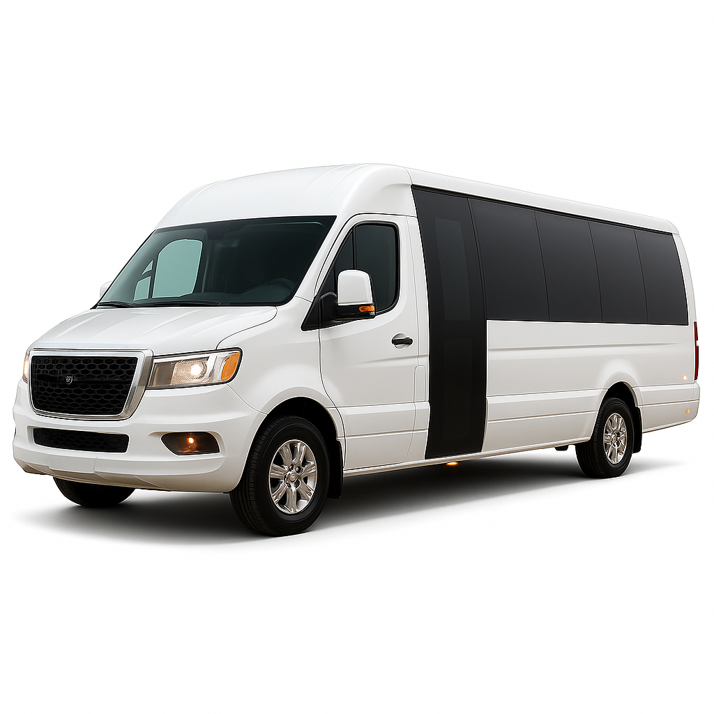18 Passenger Party Bus exterior