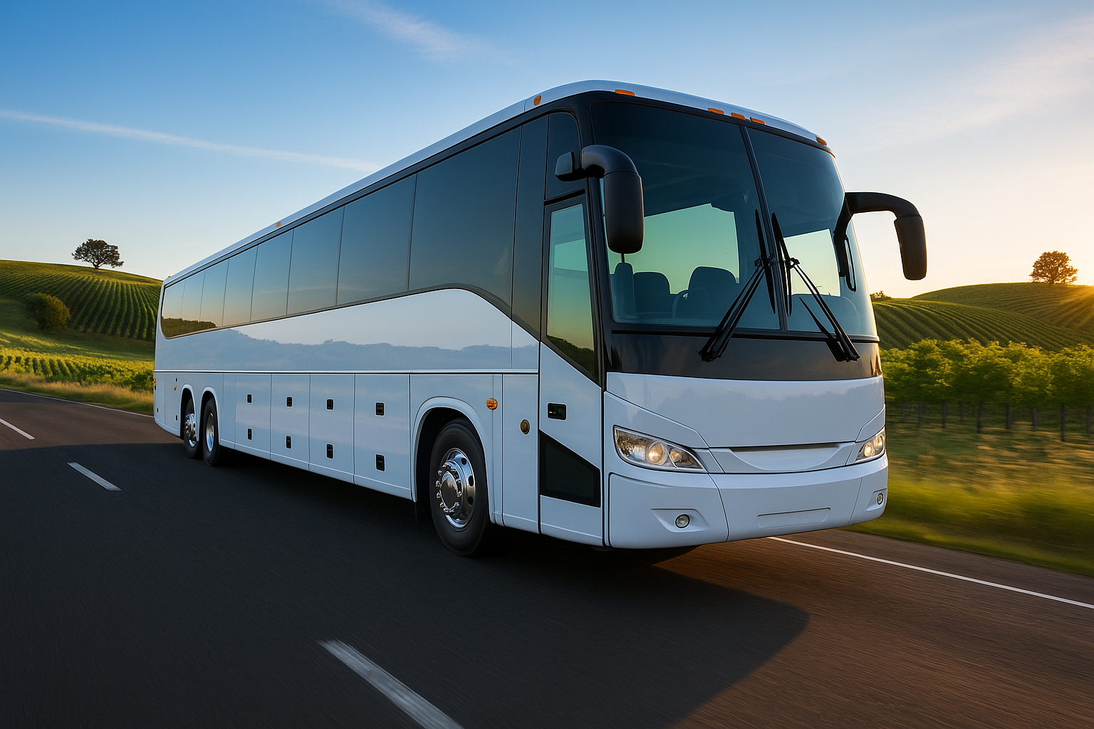 Charter Bus in Sonoma County County
