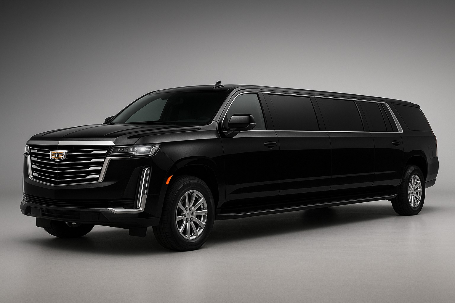 Cadillac Escalade Limo – 44 Passenger Charter Bus (seats 14)