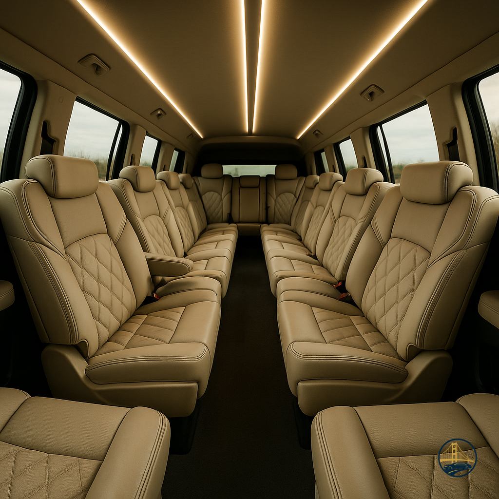 Cadillac Escalade Limo interior