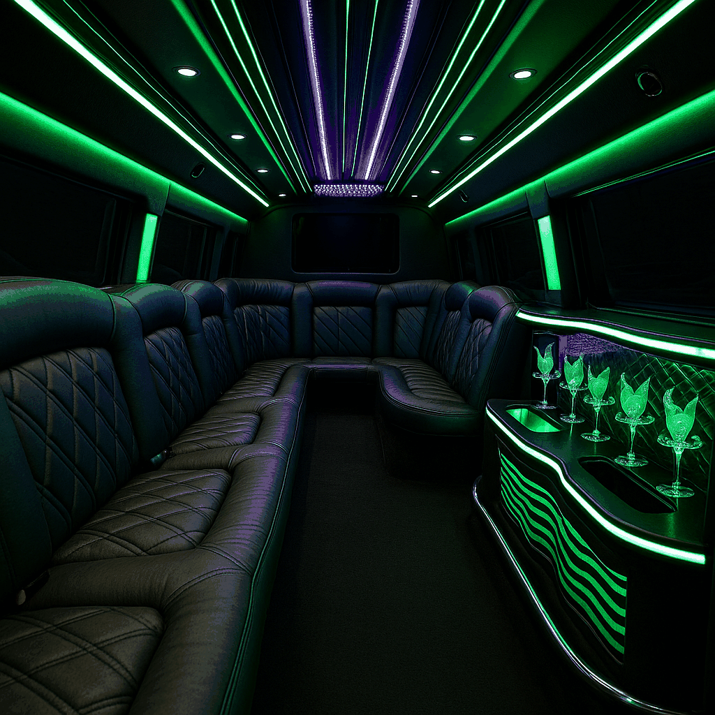 Chrysler 300 Limo interior