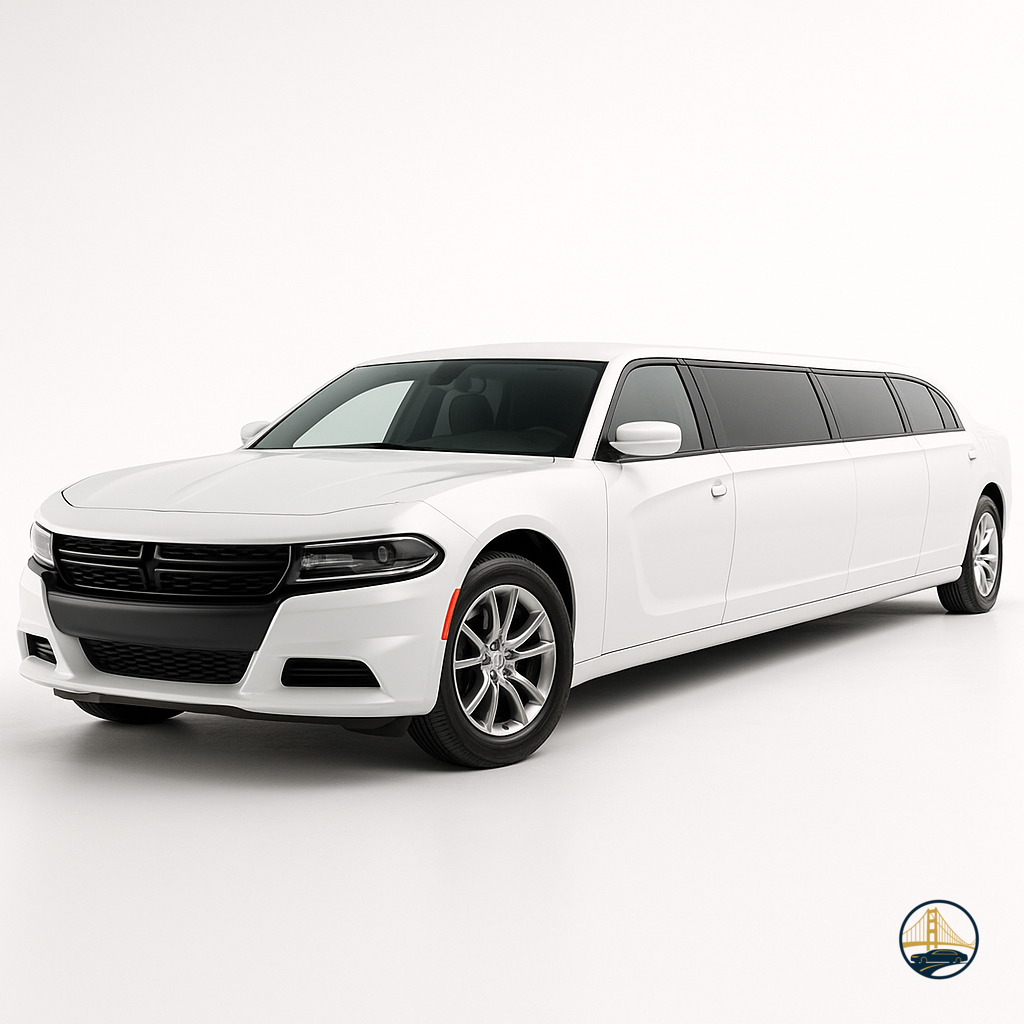 Dodge Charger Limo exterior – Bay Area Limo