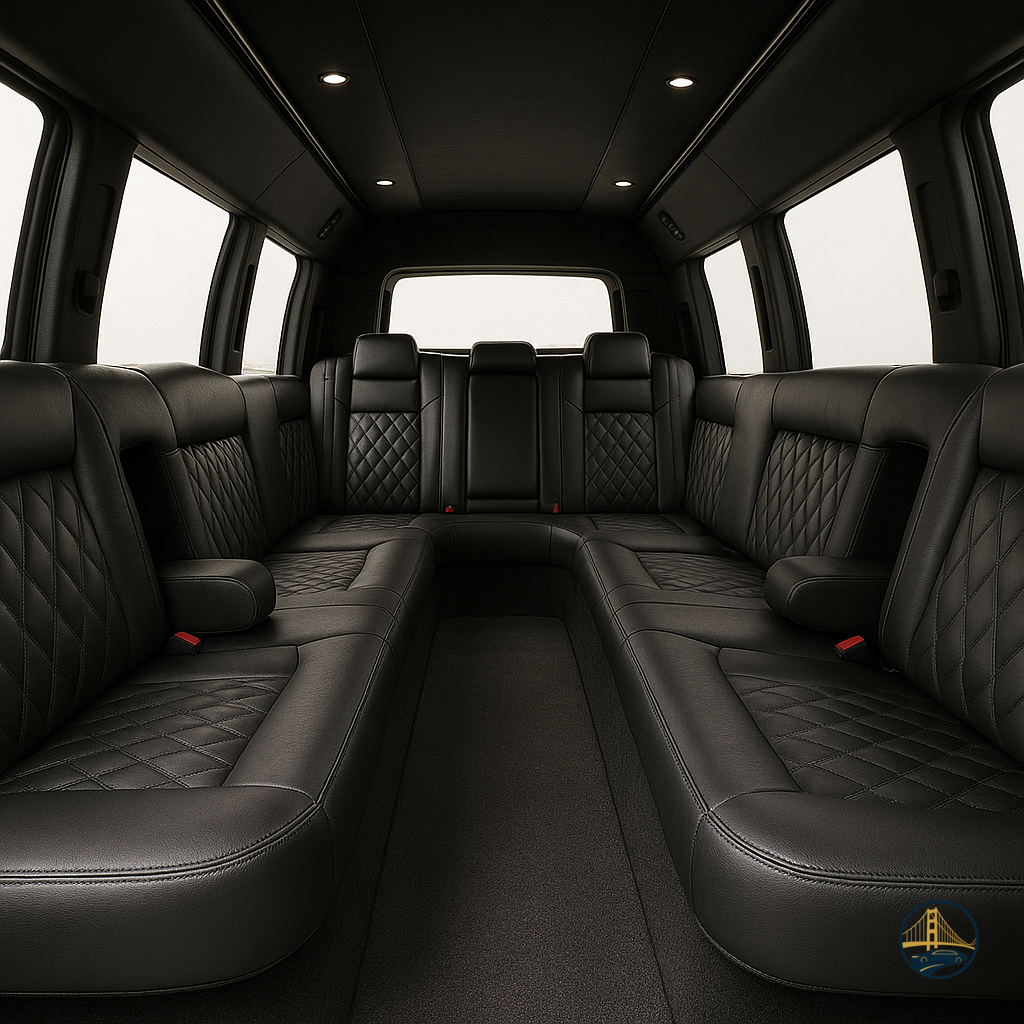 Dodge Charger Limo interior