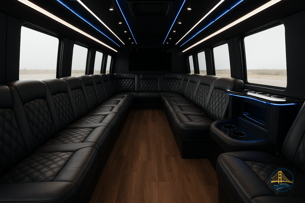 Ford E-Series Party Bus interior