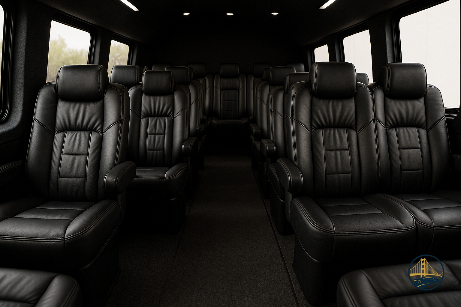 Ford Transit Party Bus interior