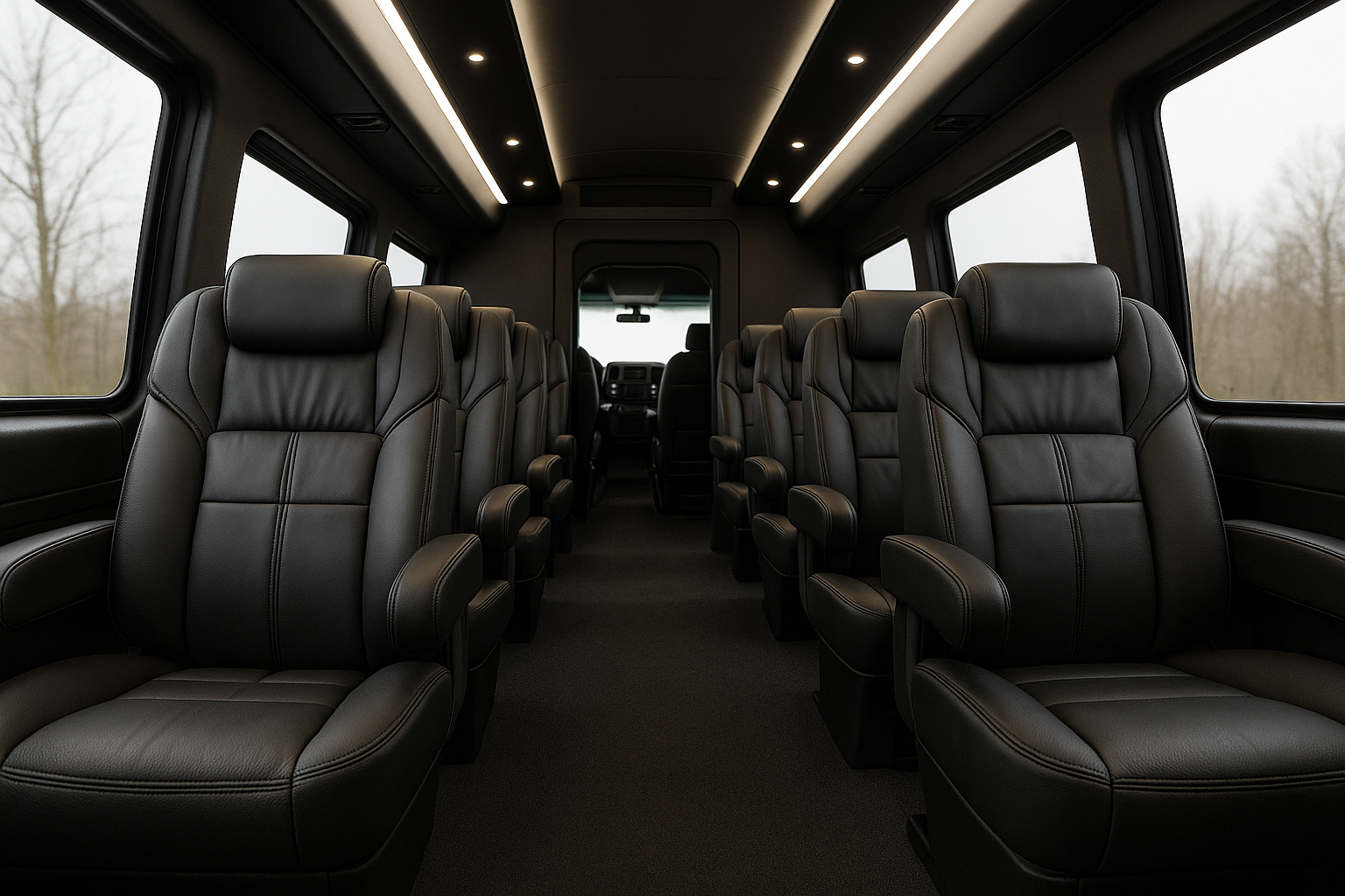 Charter Buses interior