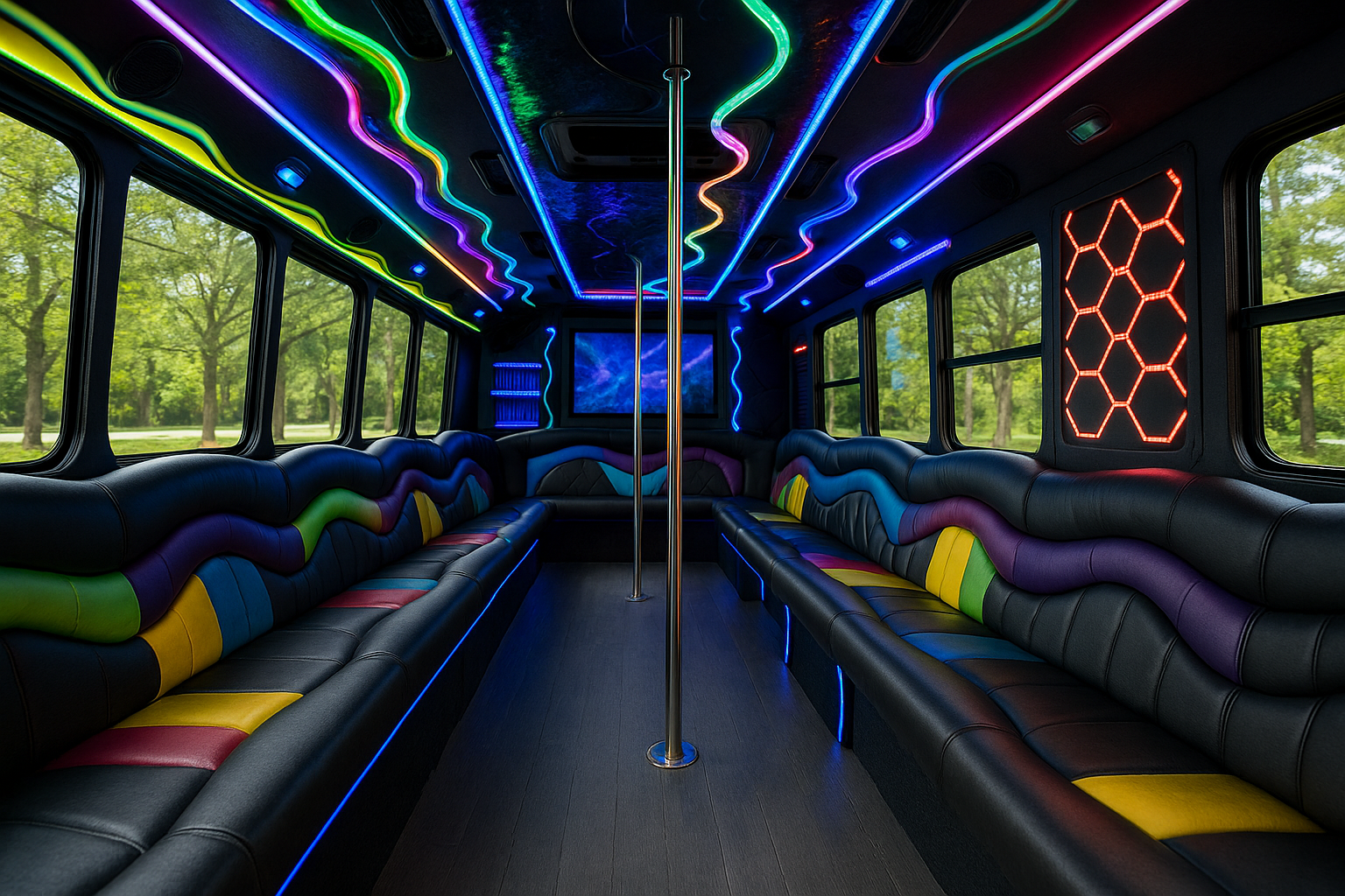 28 Passenger Party Bus image