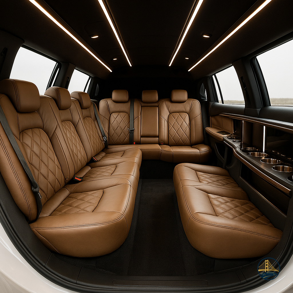 Lincoln MKT Limo interior