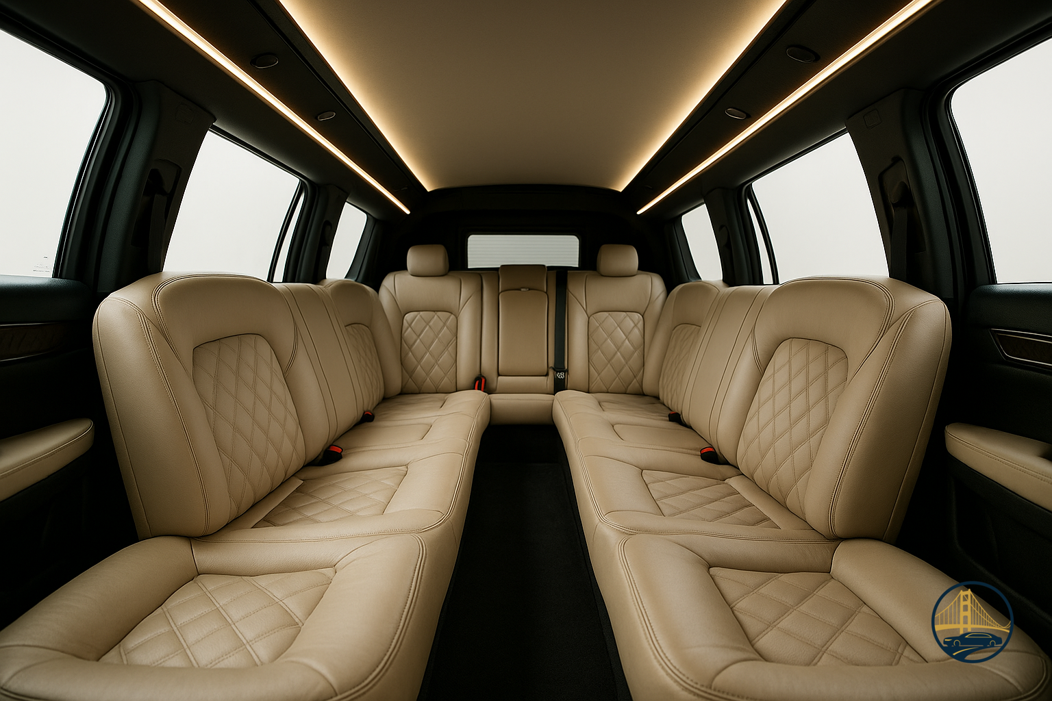 Lincoln Stretch Limo interior