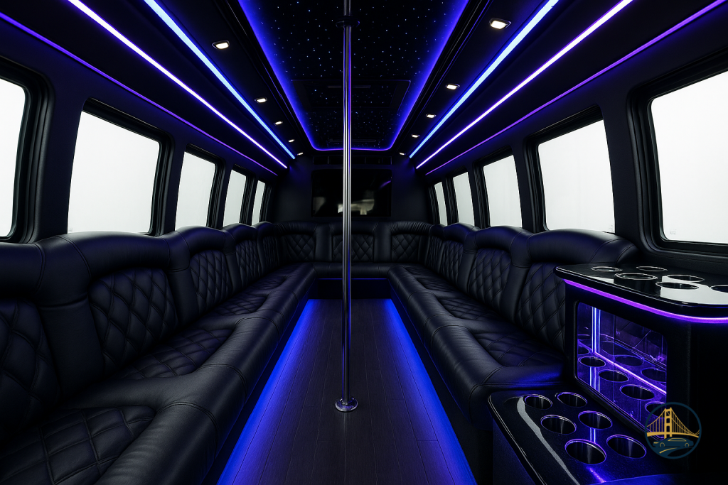 Mercedes Sprinter Limo interior