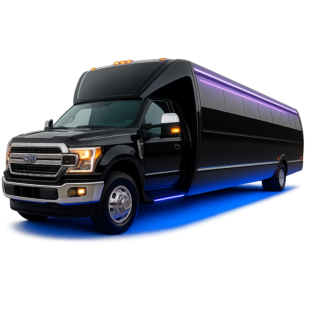 25 Passenger Party Bus exterior