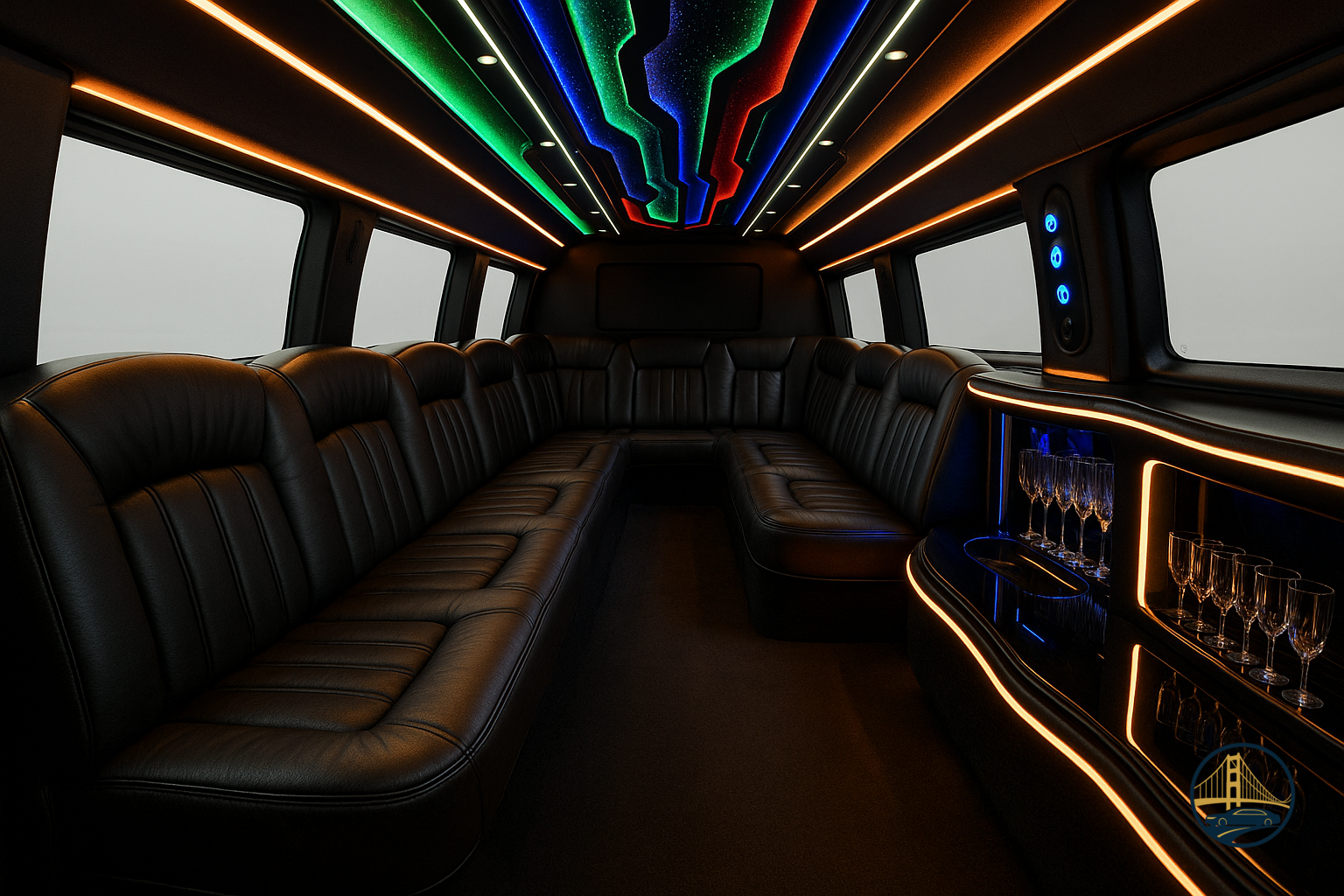 Porsche Limo interior