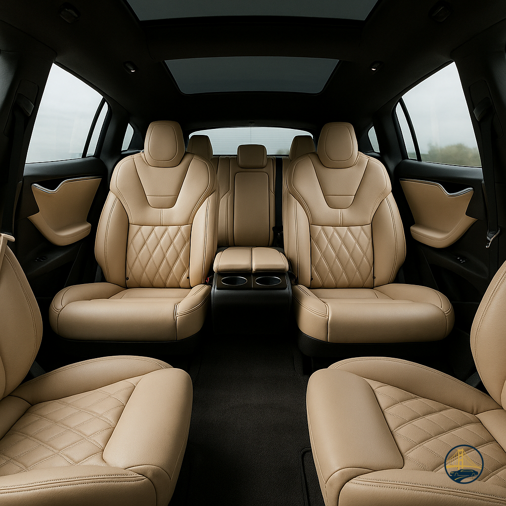 Tesla Model X Limo interior
