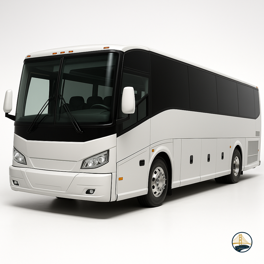 Van Hool CX35 exterior – Bay Area Limo