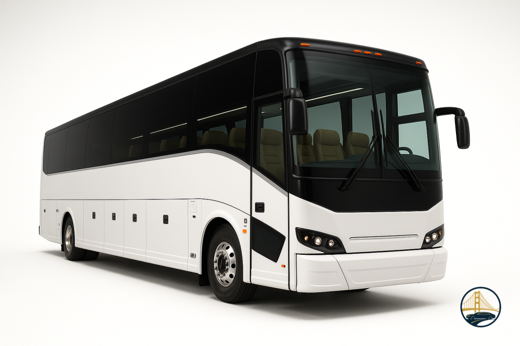 Van Hool CX45 exterior – Bay Area Limo
